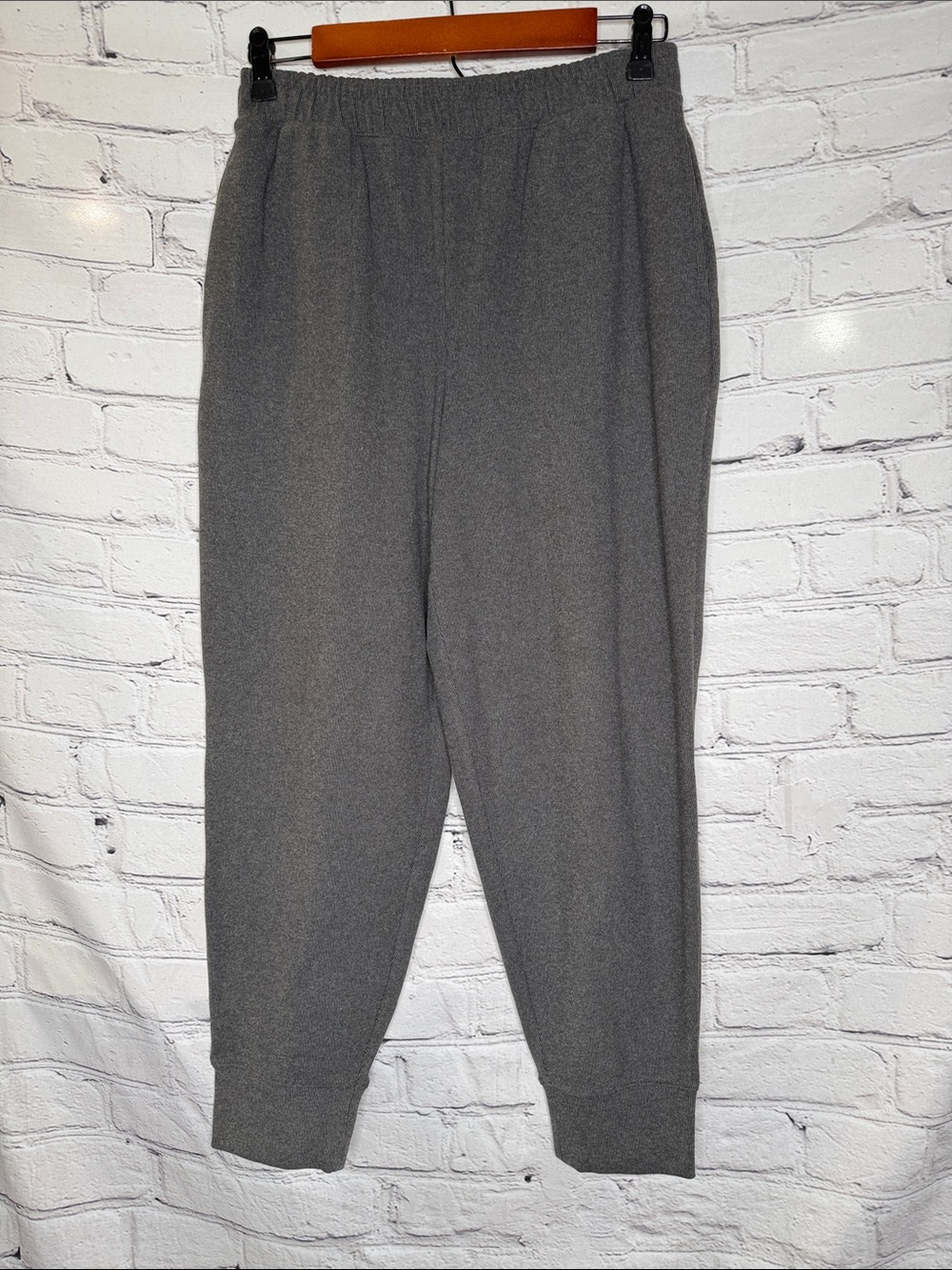 Varley Gray Elastic Waist Jogger Pants Size Small Excellent Condition